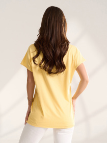 Футболки модель 15553_желтый Фото