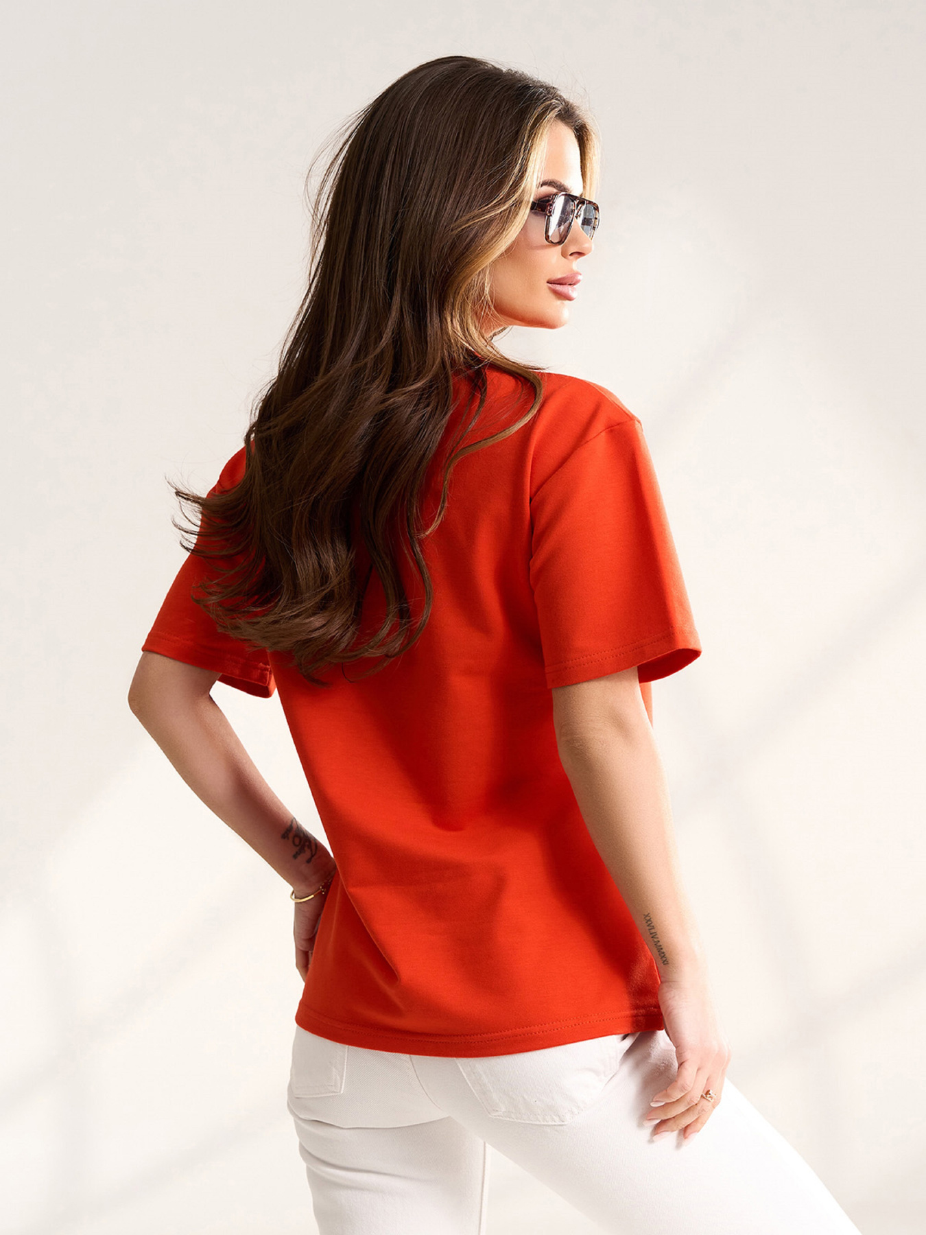 Футболки модель 15554_оранжевый Фото