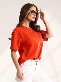 Футболки модель 15554_оранжевый Фото