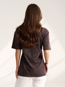 Футболки модель 15555_темно-коричневый Фото