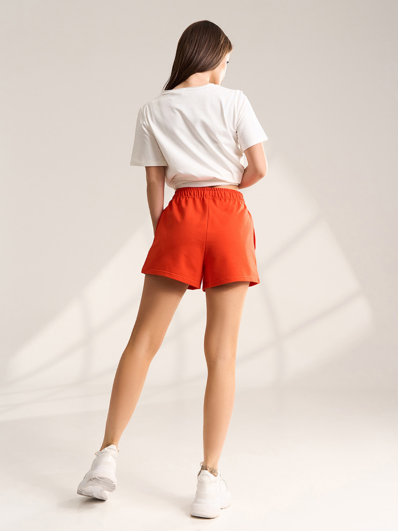 Повседневные шорты ISSA Plus модель 15556_оранжевый Фото