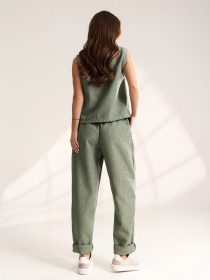 Костюмы модель 15560_хаки Костюмы модель 15560_хаки Фото