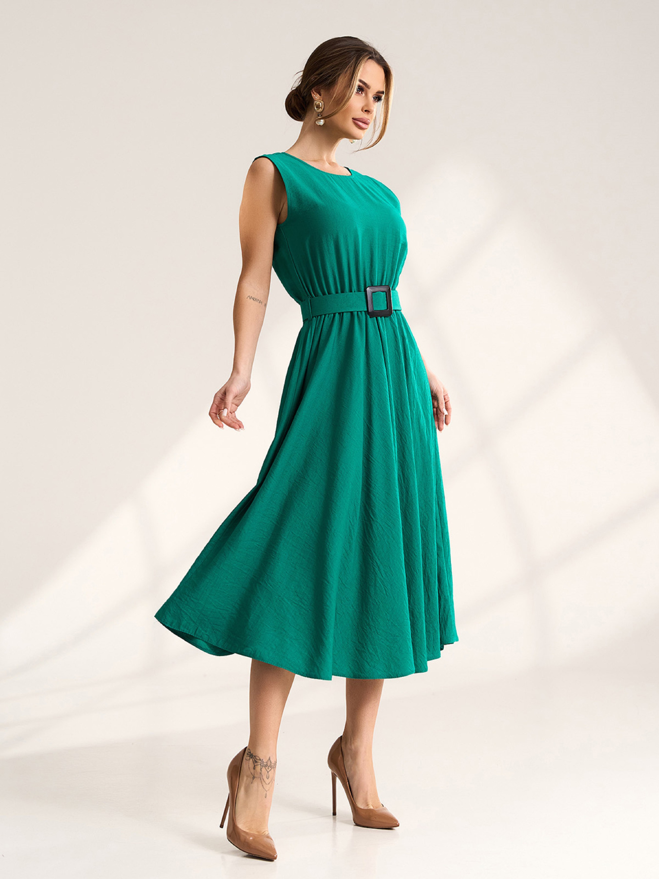 Платья модель 15561_зеленый Фото