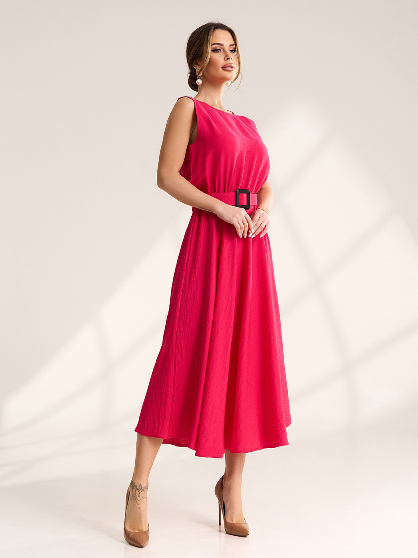 Платья модель 15561_малиновый Фото