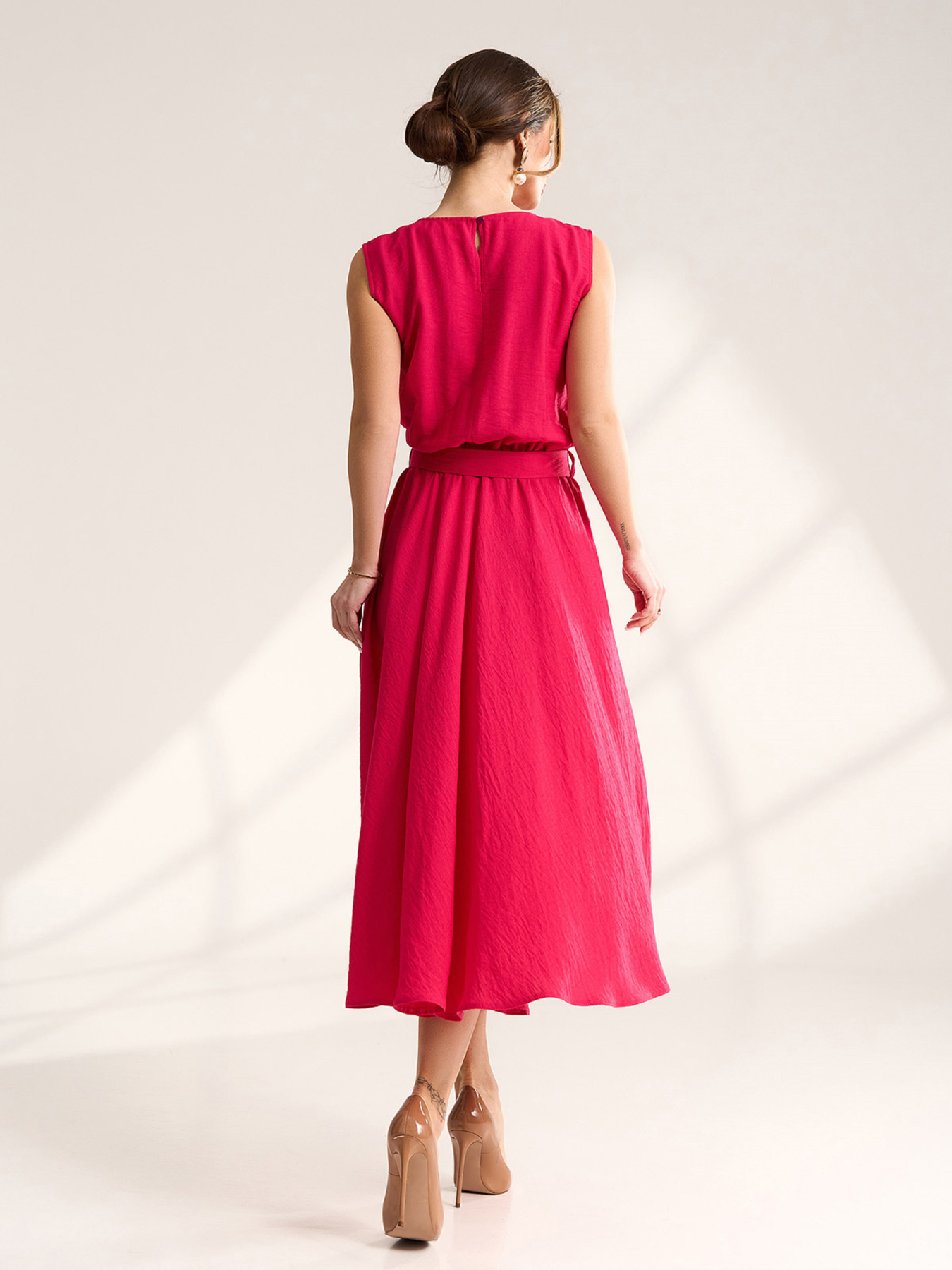 Платья модель 15561_малиновый Фото