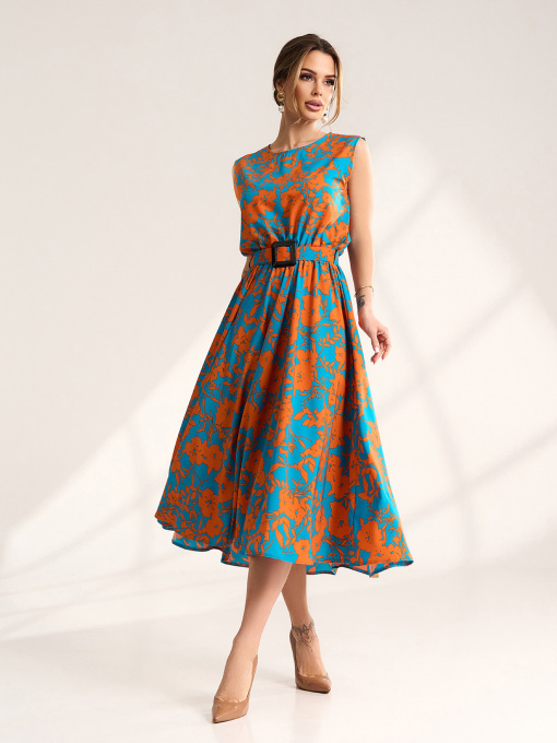 Платья модель 15564_бирюзовый Фото