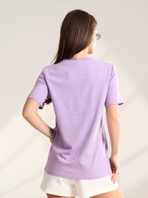 Футболки модель 15565_сиреневый Фото