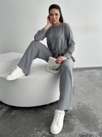 Костюмы модель 13746A_серый Фото