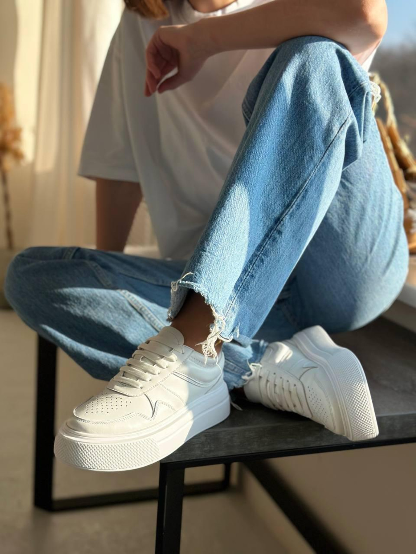 Кеди з натуральної шкіри Білий (020.2) 40 модель P_6338-S40_146935 Фото