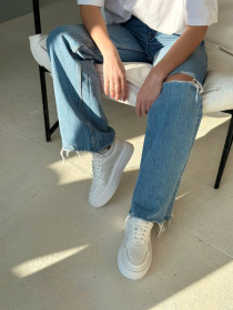 Кеди з натуральної шкіри Білий (020.2) 40 модель P_6338-S40_146935 Фото