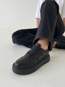 Кеды из натуральной кожи Черный (020.1) 39 модель P_36458-S39_150116 Фото