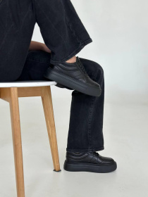 Кеды из натуральной кожи Черный (020.1) 39 модель P_36458-S39_150116 Фото