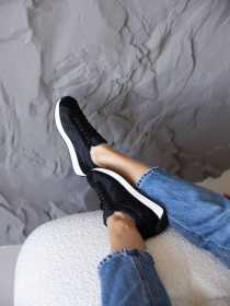 Кросівки замш та плащівка Чорний (178/cross 50) 37 модель P_234014-S37_234014 Фото