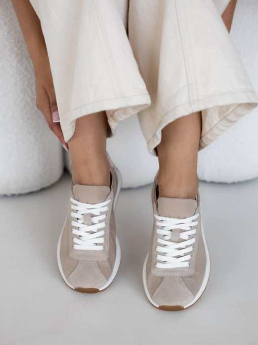 Кроссовки замш и плащевка Камея (178/cross 50) 37 модель P_233956-S37_233963 Фото