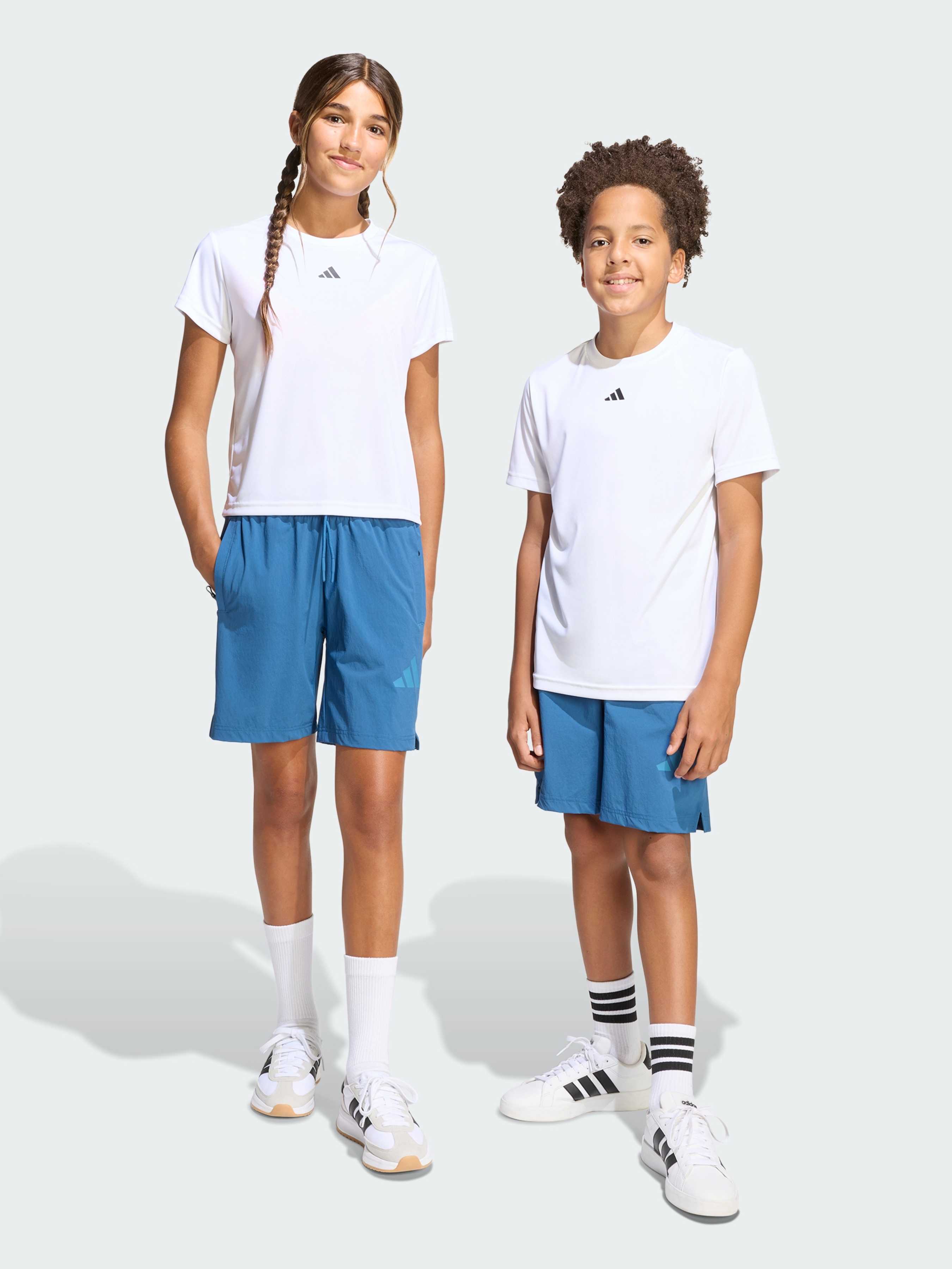 Дитячі Повсякденні шорти adidas ZNE (KG1002) колір синій, матеріал нейлон