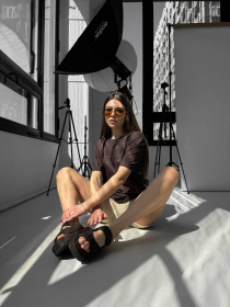 Капці нубук на масивній підошві коричневі (2028/С0197) 39 модель P_223742-S39_224701 Фото