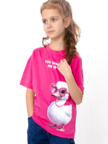 Футболки и поло Носи своє модель 6414-001-33-5-5-svtlo-malinovij-quack Фото