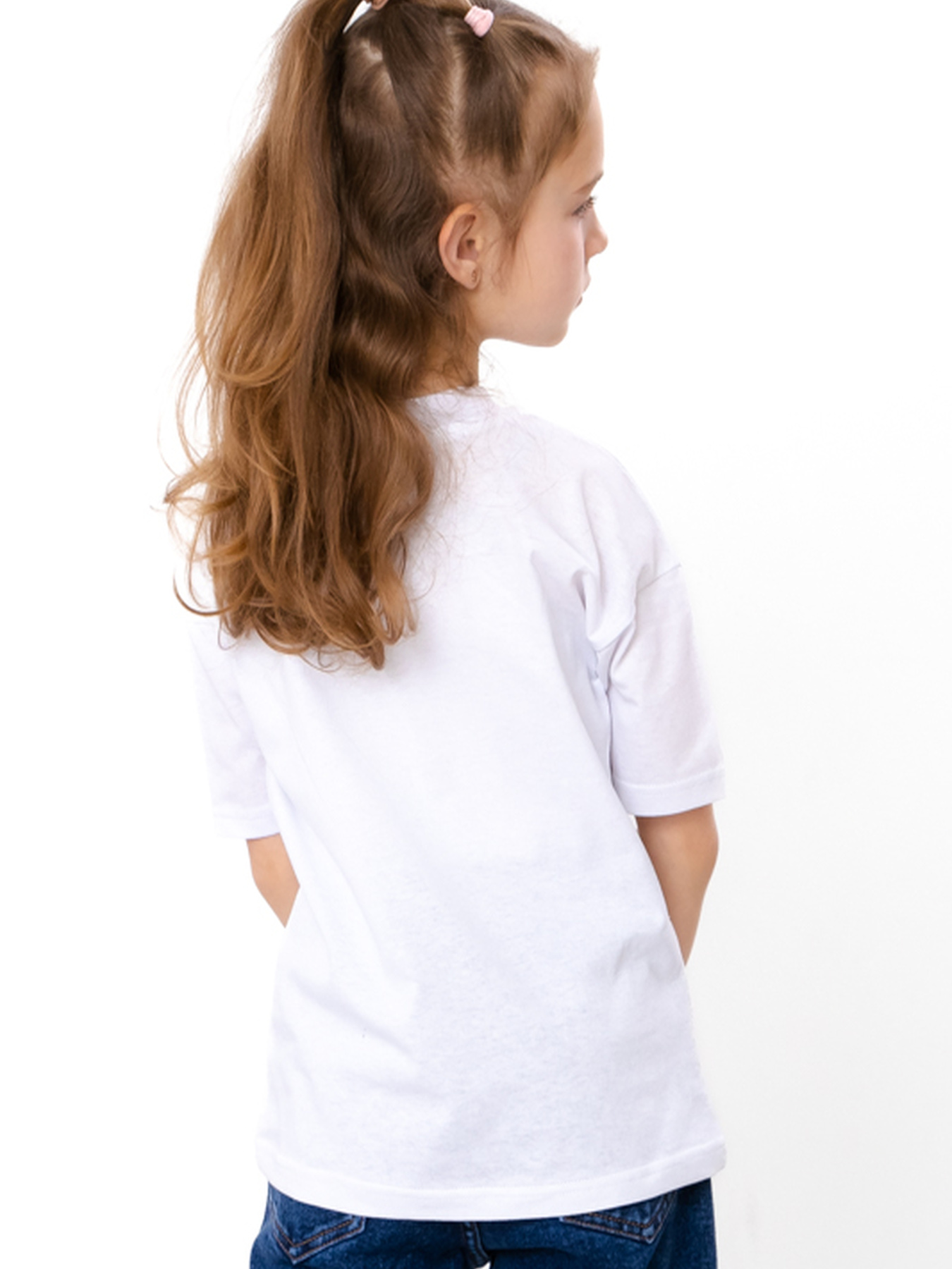 Футболка для дівчинки oversize з арт-принтом, Айворі (слонова кістка) Носи Своє (6414-001-33-5-1) модель 6414-001-33-5-1-blij-kvtka Фото