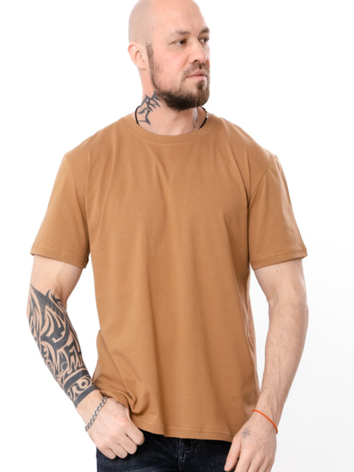 Футболка чоловіча прямого крою, Світло-коричневий Носи Своє (8012-001-3) модель 8012-001-3-karamelx Фото