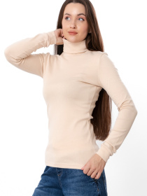 Водолазка жіноча приталена однотонна, Світло-бежевий Носи Своє (8047-040) модель 8047-040-kremovij Фото