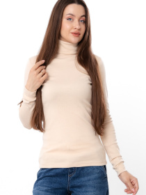 Водолазка жіноча приталена однотонна, Світло-бежевий Носи Своє (8047-040) модель 8047-040-kremovij Фото