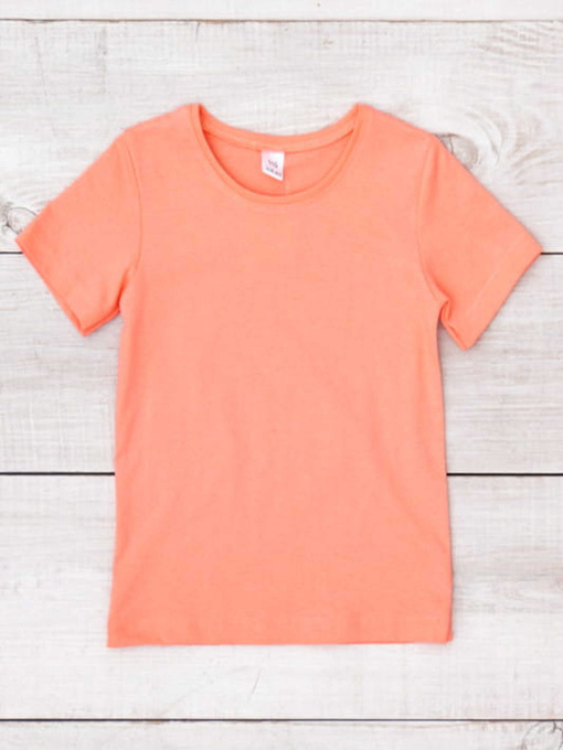 Базова дитяча футболка унісекс прямого крою, Темно-помаранчевий Носи Своє (6021-001-1) модель 6021-001-1-temno-persikovij Фото