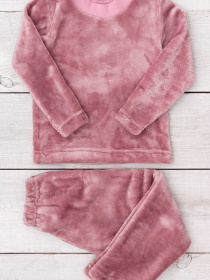 Махрова піжама для дівчинки однотонна, Пудровий Носи Своє (6079-034-5) модель 6079-034-5-temno-pudrovij Фото