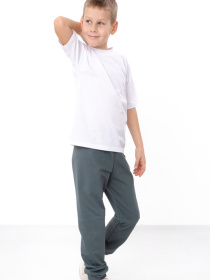 Спортивні штани джогери для хлопчика однотонні, Темно-зелений​ Носи Своє (6155-057-4) модель 6155-057-4-zelenij-graft Фото