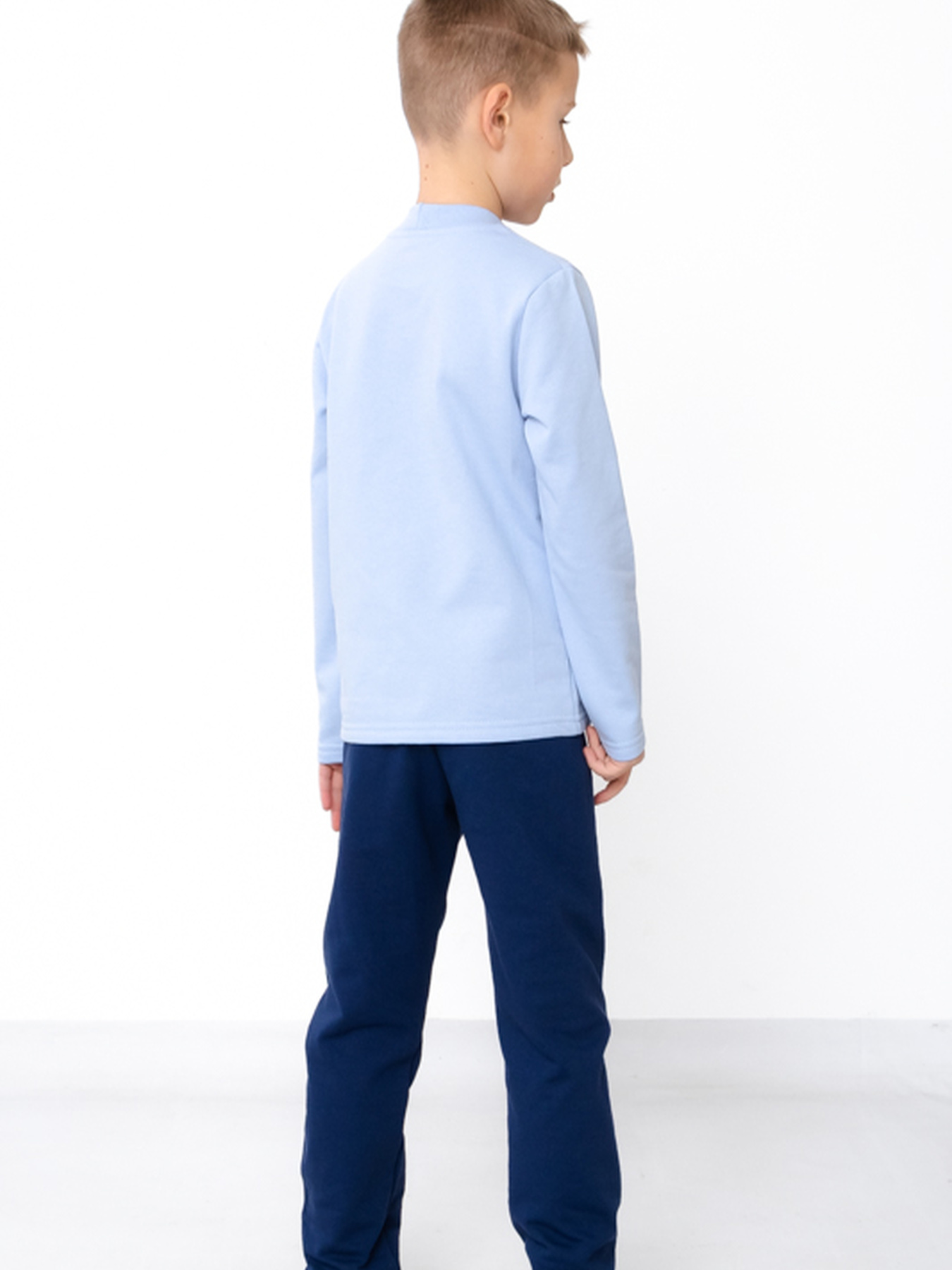 Утеплена піжама для хлопчика з джемпера та штанів, Світло-блакитний​ Носи Своє (6076-023-33-4) модель 6076-023-33-4-svtlo-blakitnij-panda Фото