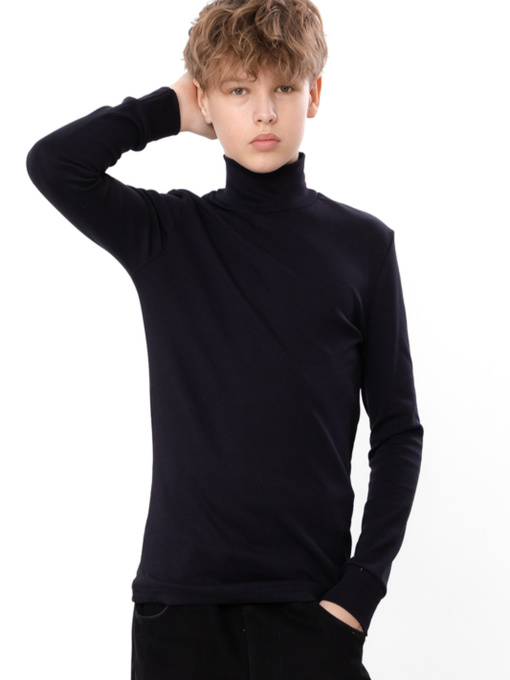 Дитяча водолазка (унісекс) однотонна, Темно-синій Носи Своє (6068-040) модель 6068-040-kubovij Фото