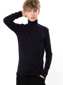 Дитяча водолазка (унісекс) однотонна, Темно-синій Носи Своє (6068-040) модель 6068-040-kubovij Фото