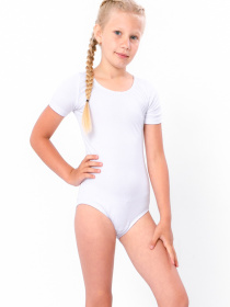 Комплект спортивних купальників для дівчинки з коротким рукавом 3 шт. Білий Носи Своє (6361-036-pak3) модель 6361-036-pak3-blij Фото