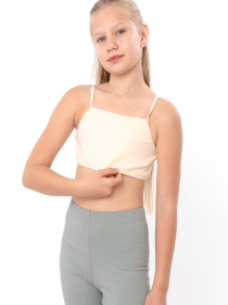 Комплект топів-бра для дівчинки білизняних однотонних 3 шт. Різнокольоровий (мультиколор) Носи Своє (6067-052-pak3) модель 6067-052-pak3-rznokolxorovij Фото