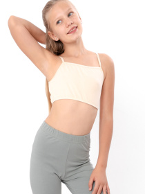 Комплект топів-бра для дівчинки білизняних однотонних 3 шт. Бежевий Носи Своє (6067-052-pak3) модель 6067-052-pak3-vanlx Фото