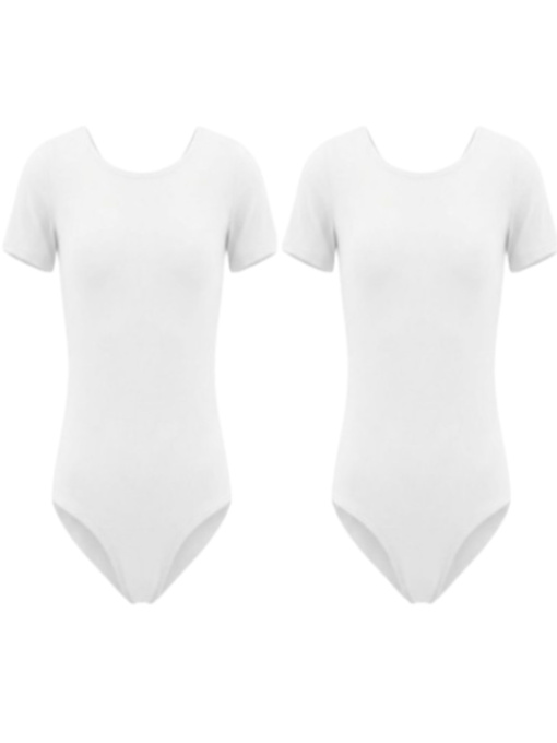 Комплект спортивних купальників для дівчинки з коротким рукавом 2 шт. Білий Носи Своє (6361-036-pak2) модель 6361-036-pak2-blij Фото