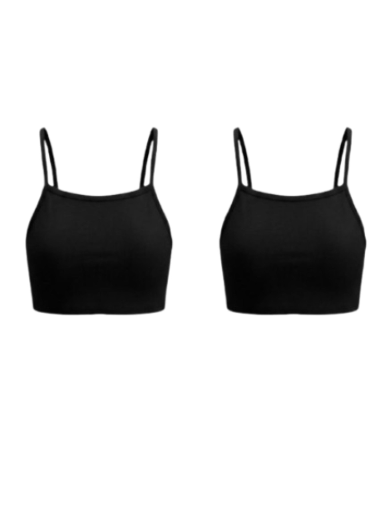 Комплект топів-бра для дівчинки білизняних однотонних 2 шт. Чорний Носи Своє (6067-052-pak2) модель 6067-052-pak2-chornij Фото