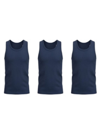 Комплект базових однотонних майок для хлопчика 3 шт Синій Носи Своє (6072-008-pak3) модель 6072-008-pak3-sinj Фото