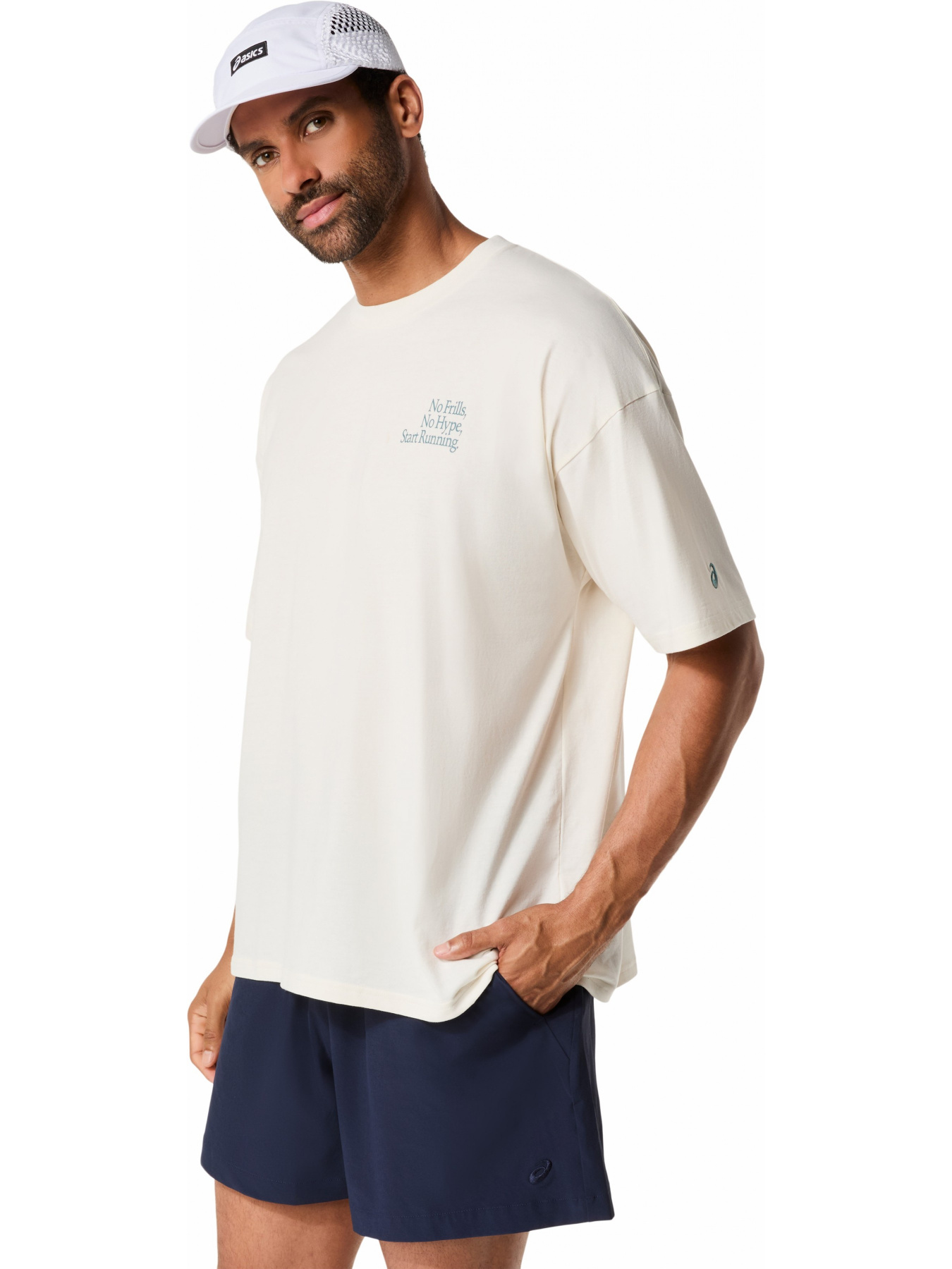 Футболка RUNNER MESSAGE GRAPHIC RELAXED TEE модель 2031F321-100 Фото