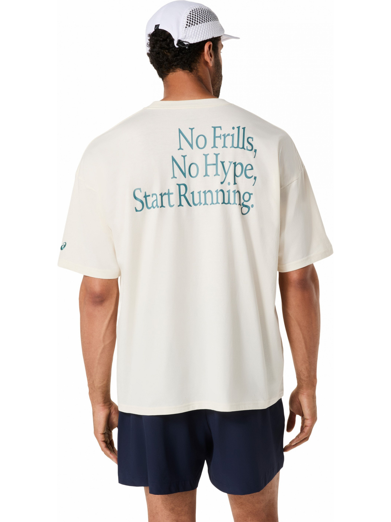 Футболка RUNNER MESSAGE GRAPHIC RELAXED TEE модель 2031F321-100 Фото