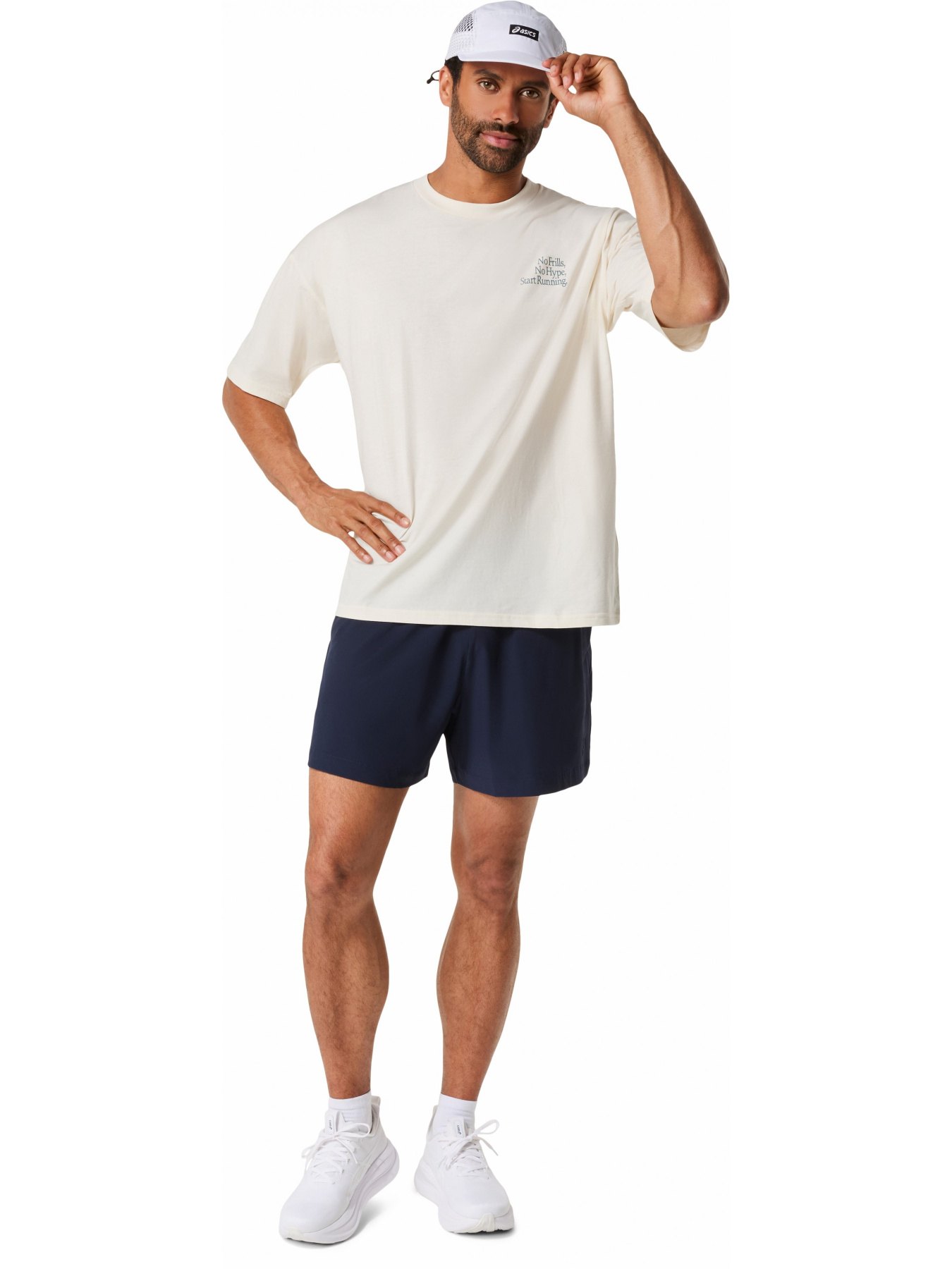 Футболка RUNNER MESSAGE GRAPHIC RELAXED TEE модель 2031F321-100 Фото