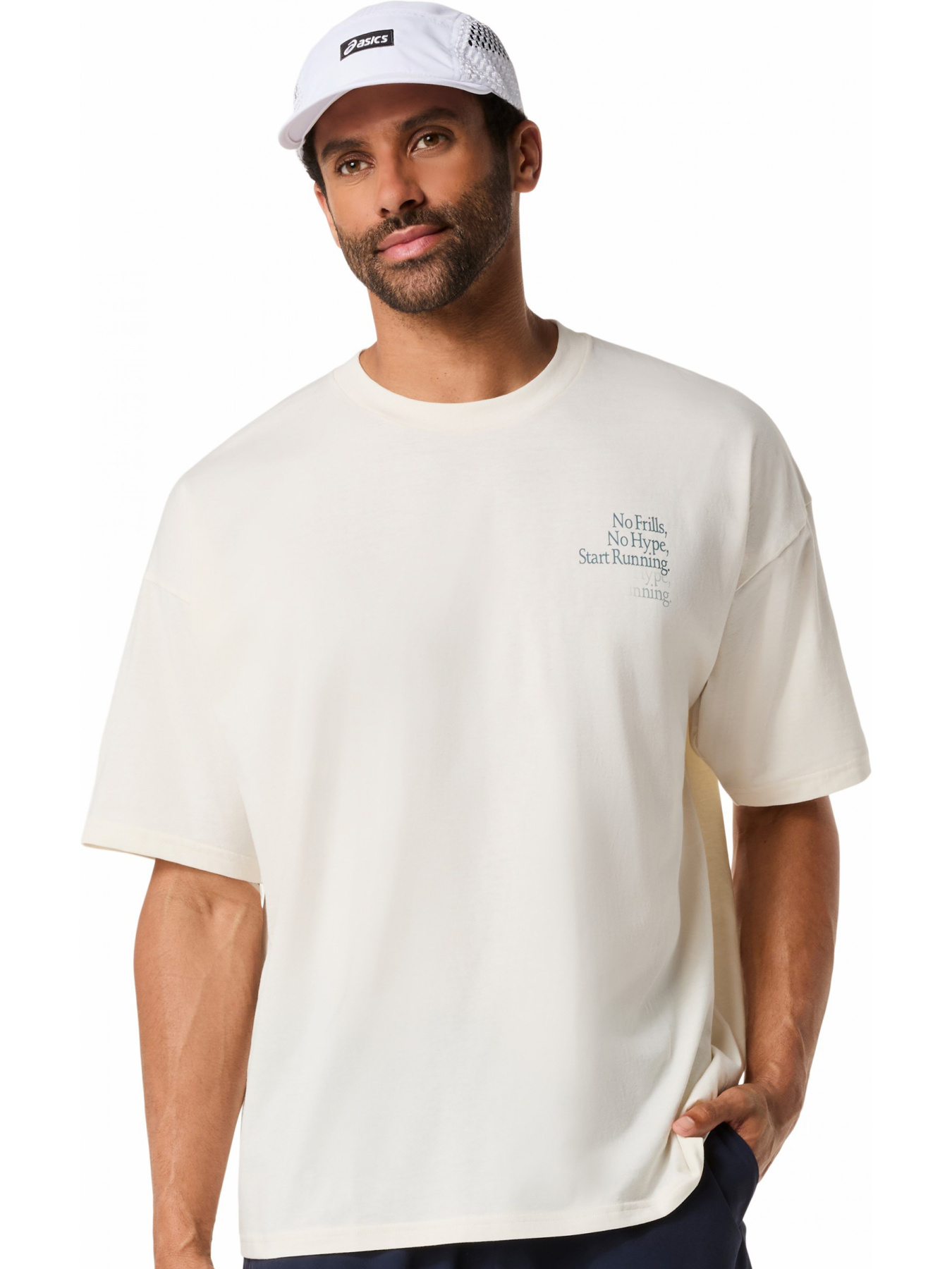 Футболка RUNNER MESSAGE GRAPHIC RELAXED TEE модель 2031F321-100 Фото