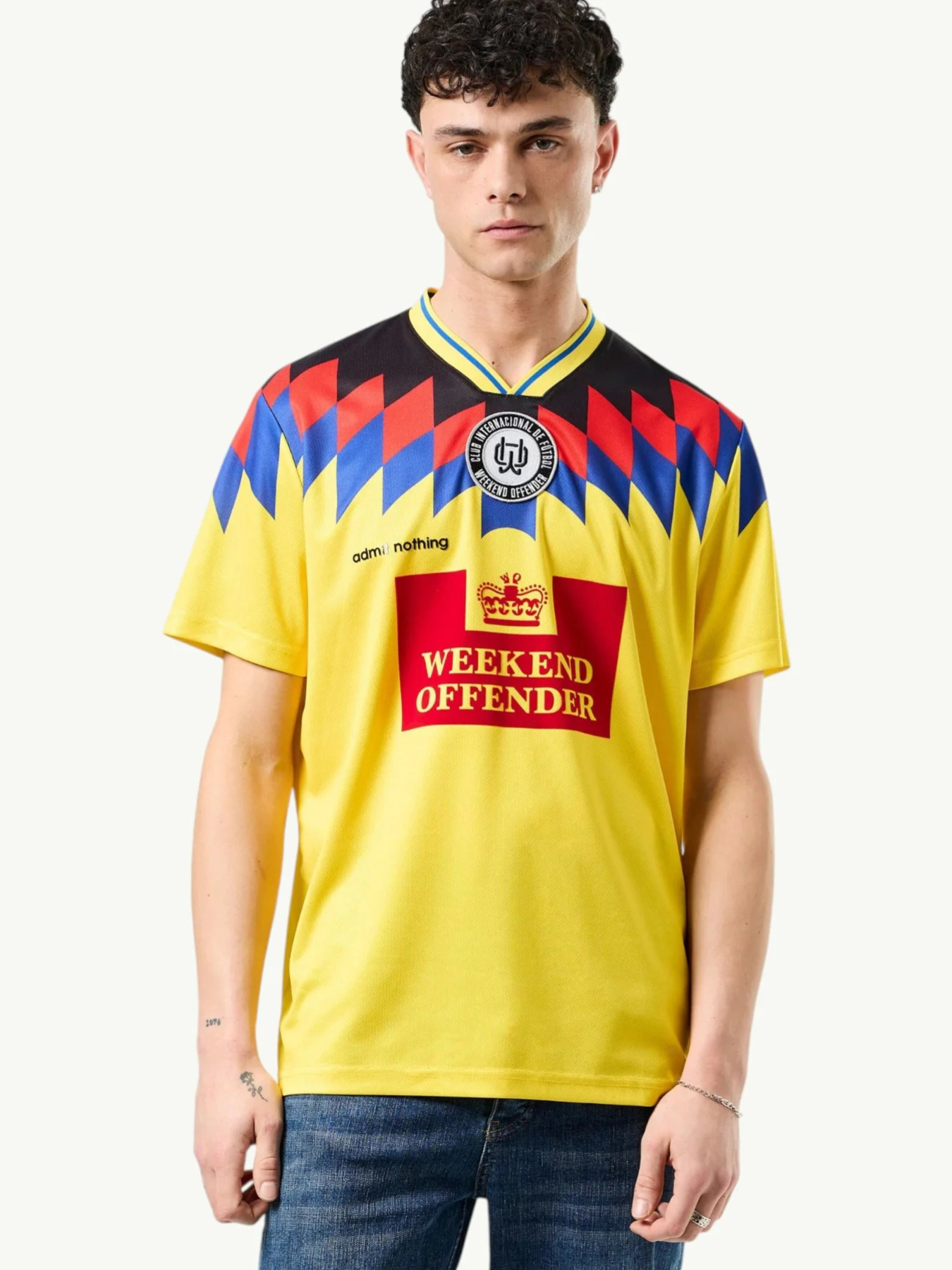 Футболка Weekend Offender Club Football Shirt Yellow модель FS1B05-YELLOW Фото