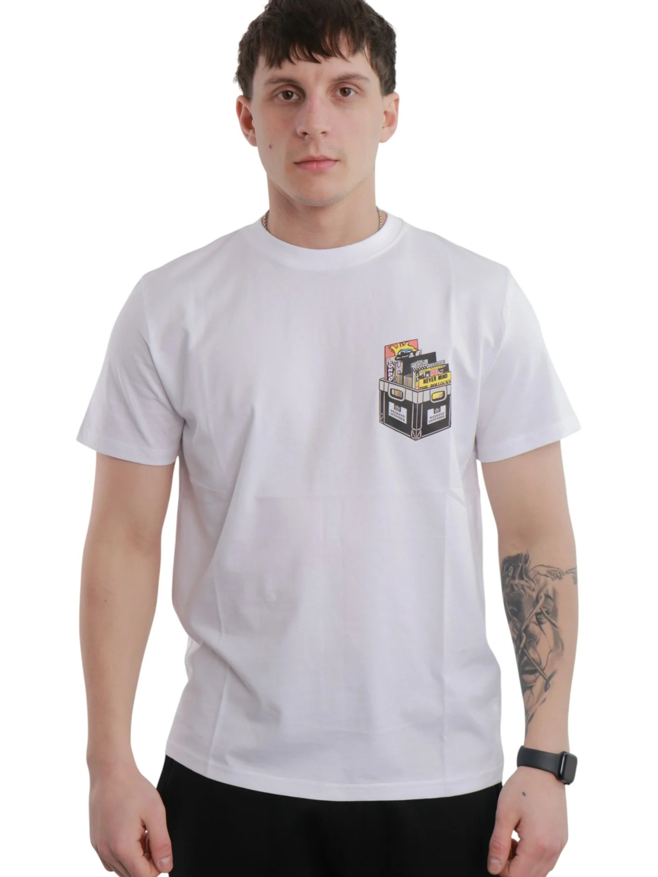 Футболка Weekend Offender Diggin Graphic T-Shirt White модель PT1A01-WHITE Фото