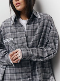 Рубашка в клетку Lilove модель 408 Фото