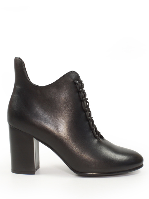 Женские кожаные ботильоны на каблуке модель F09-3806-N254 Фото