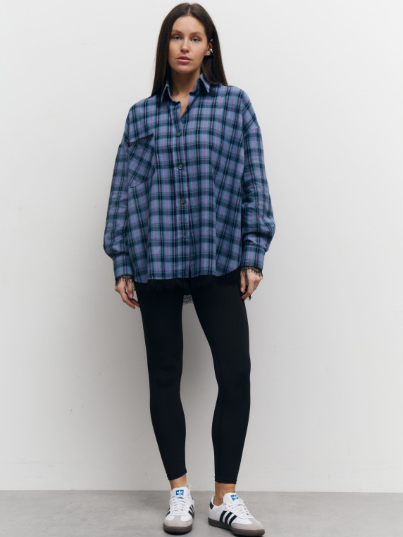 Рубашка в клетку Lilove модель 408 Фото
