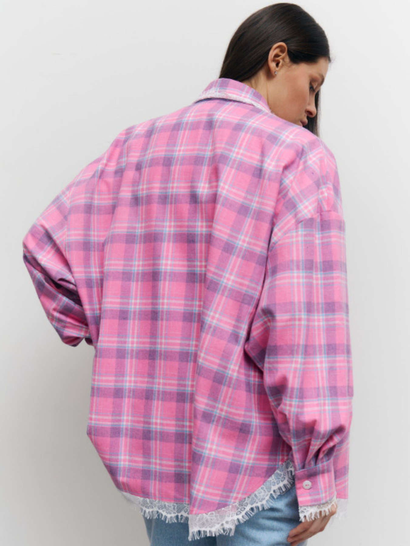 Рубашка в клетку Lilove модель 408 Фото