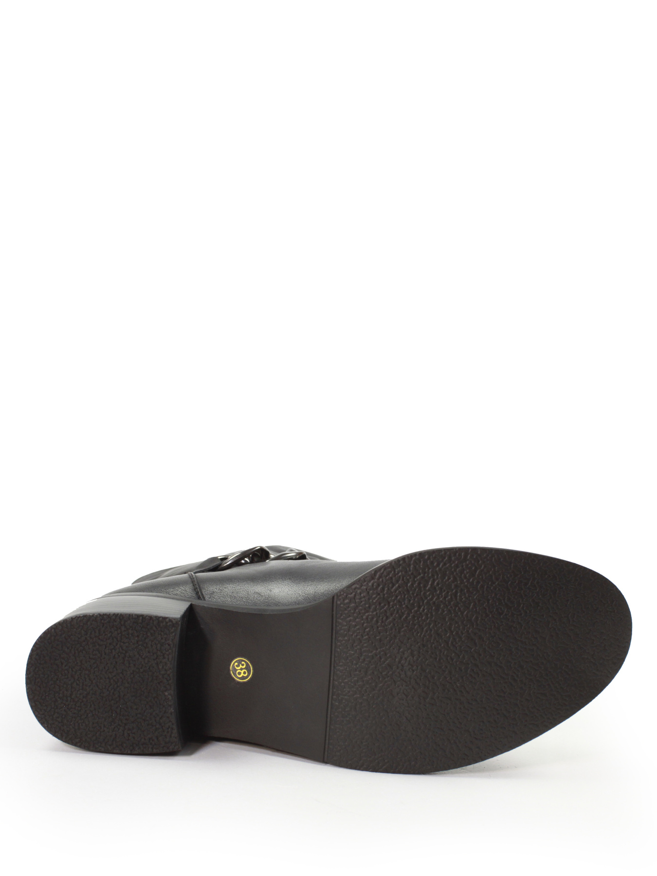 Женские кожаные ботинки с цепочкой модель V201-L8800-ZP-1 Фото