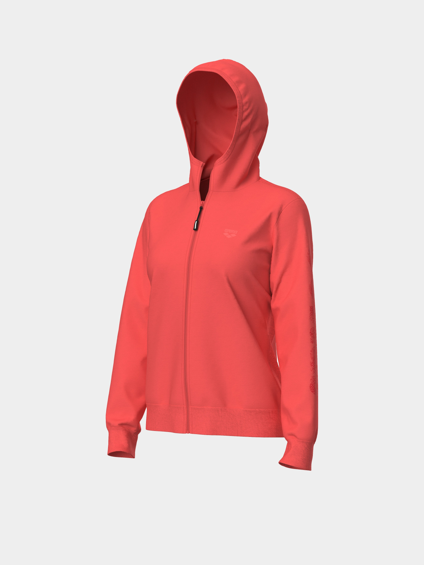 Жіночий реглан Arena UNBRUSHED HOODED F/Z модель 007676-900 Фото