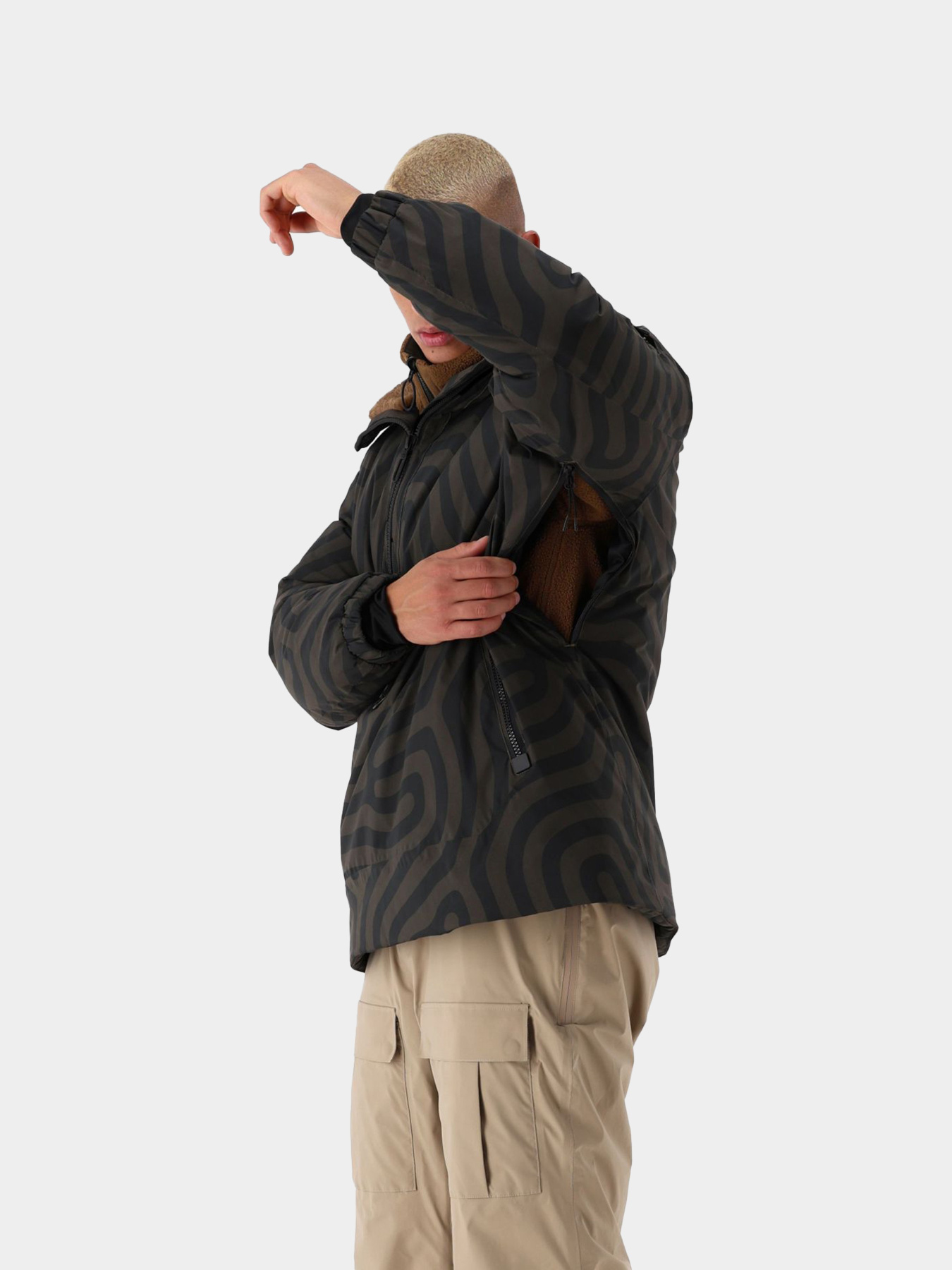 Чоловіча куртка для сноуборду CMP JACKET FIX HOOD FEEL WARM модель 35W4567P-12ZU Фото